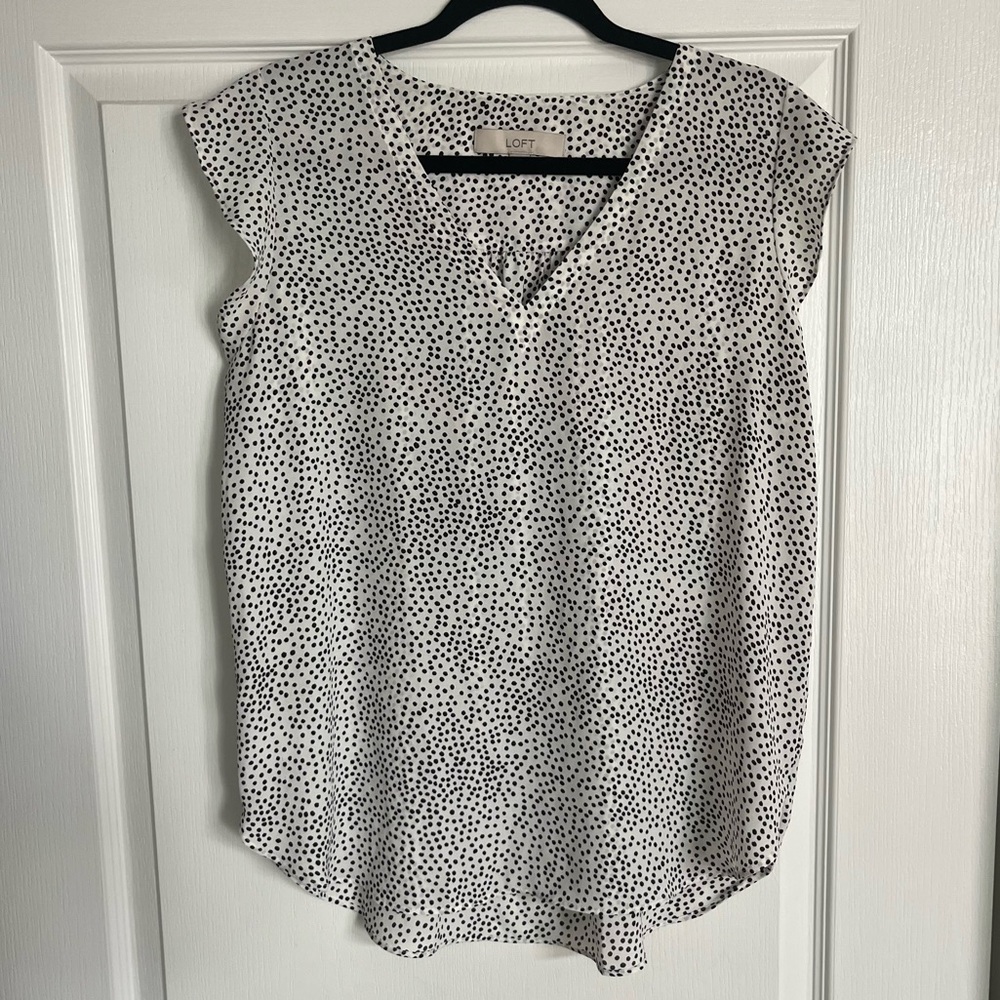 Loft Polka Dot Blouse